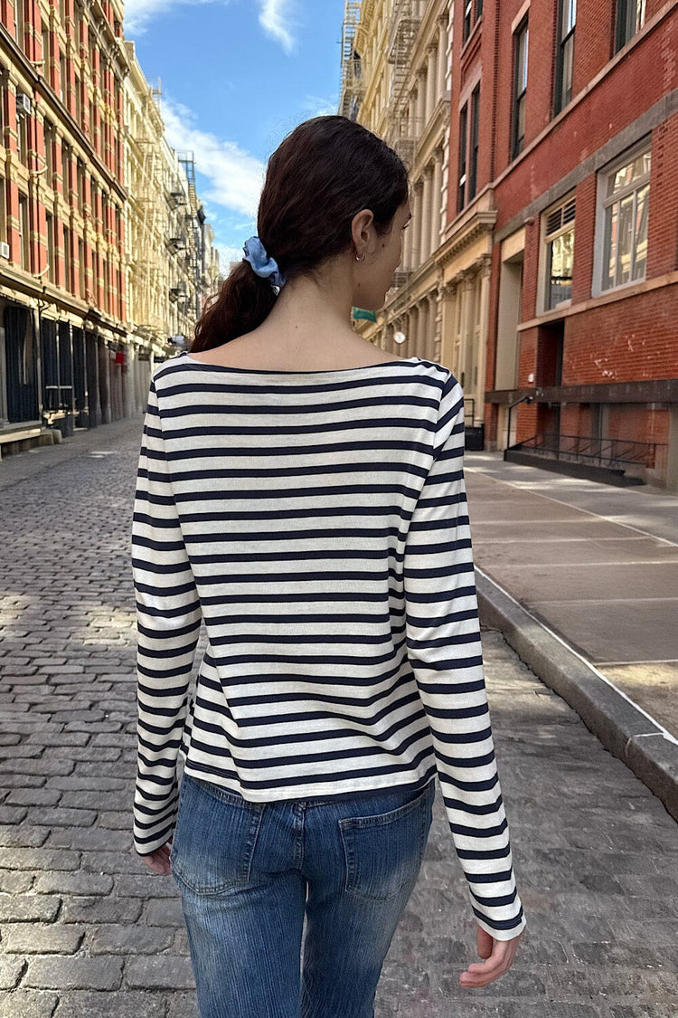 Brandy Melville Jennie Striped Top