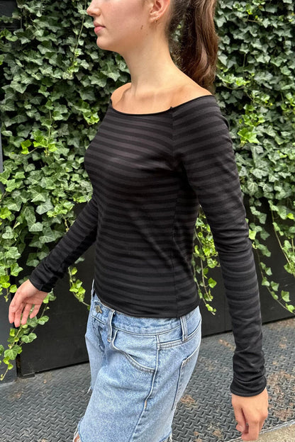 Brandy Melville Bonnie Striped Top