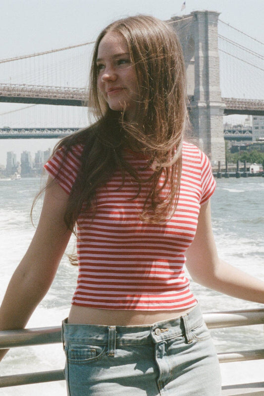 Brandy Melville Ashlyn Stripe Top