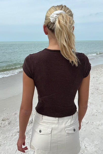 Brandy Melville Ashlyn Thermal Top