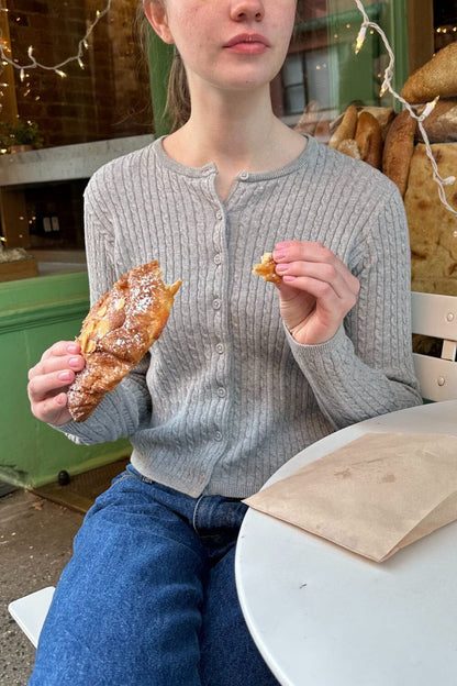Brandy Melville Zoe Cable Knit Cardigan