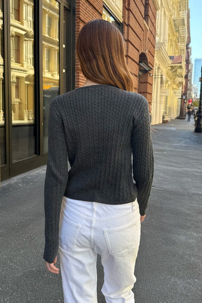 Brandy Melville Zoe Cable Knit Cardigan