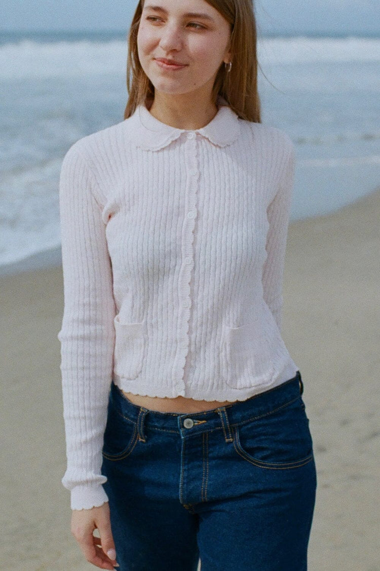 Brandy Melville Zoe Cable Knit Cardigan