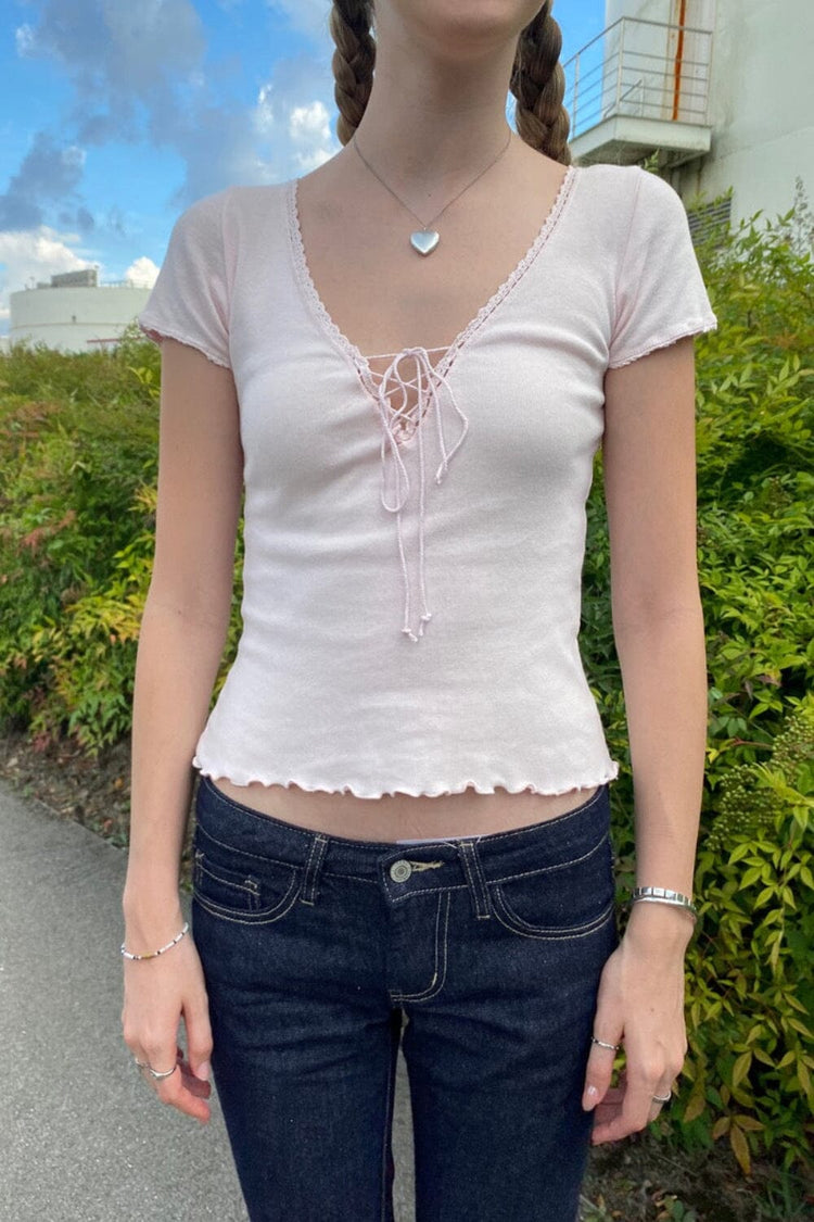 Brandy Melville Tania Lace Top