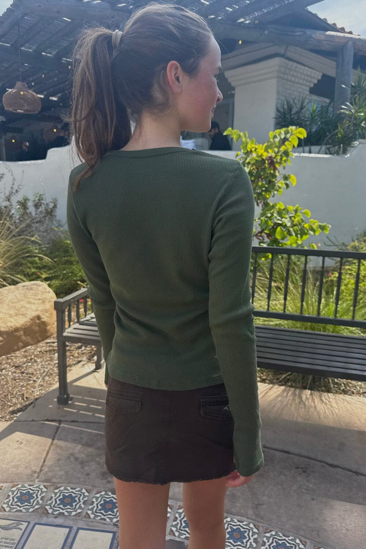Brandy Melville Tori Thermal Top