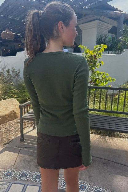 Brandy Melville Tori Thermal Top