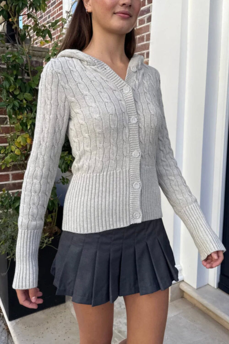 Brandy Melville Aura Cable Knit Cardigan