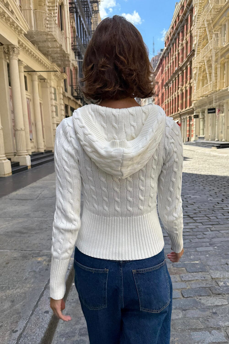 Brandy Melville Aura Cable Knit Cardigan