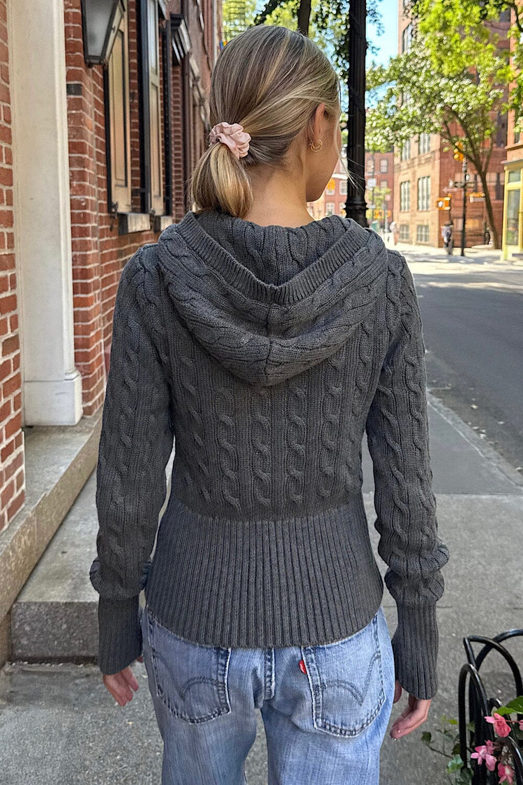 Brandy Melville Aura Cable Knit Cardigan