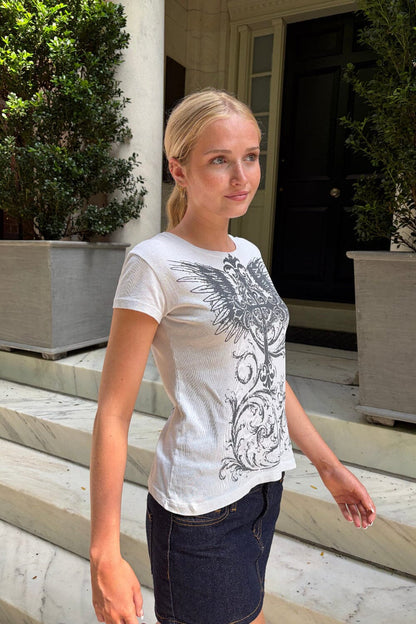 Brandy Melville Jamie Cross Wings Top