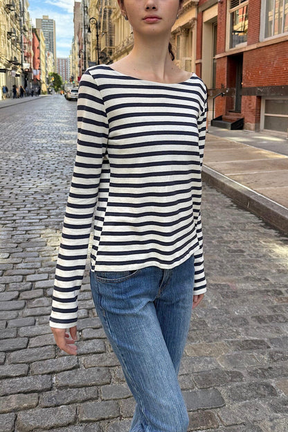 Brandy Melville Jennie Striped Top