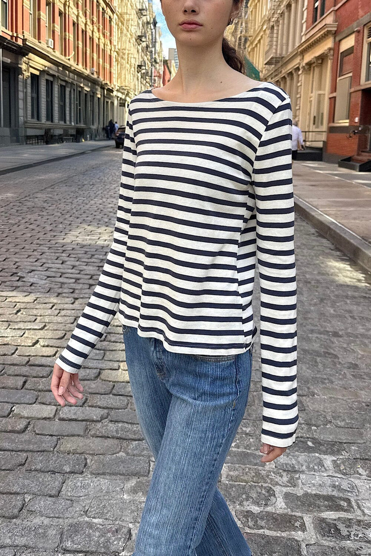 Brandy Melville Jennie Striped Top