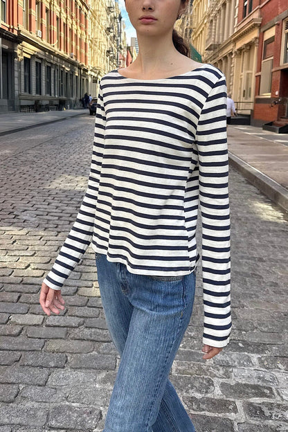Brandy Melville Jennie Striped Top