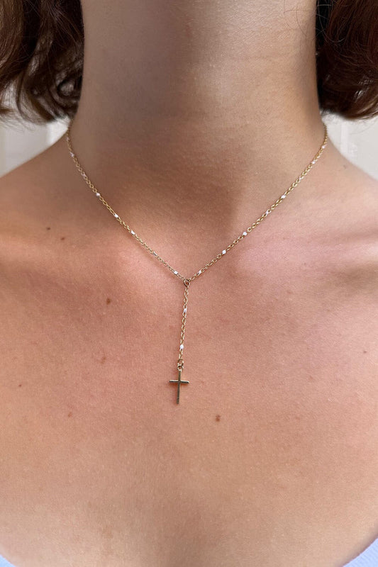 Brandy Melville Bead Cross Chain