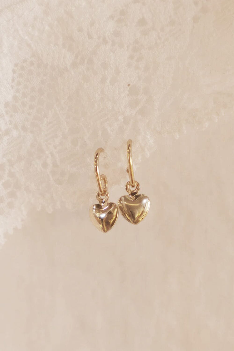 Brandy Melville Heart Charm Earrings