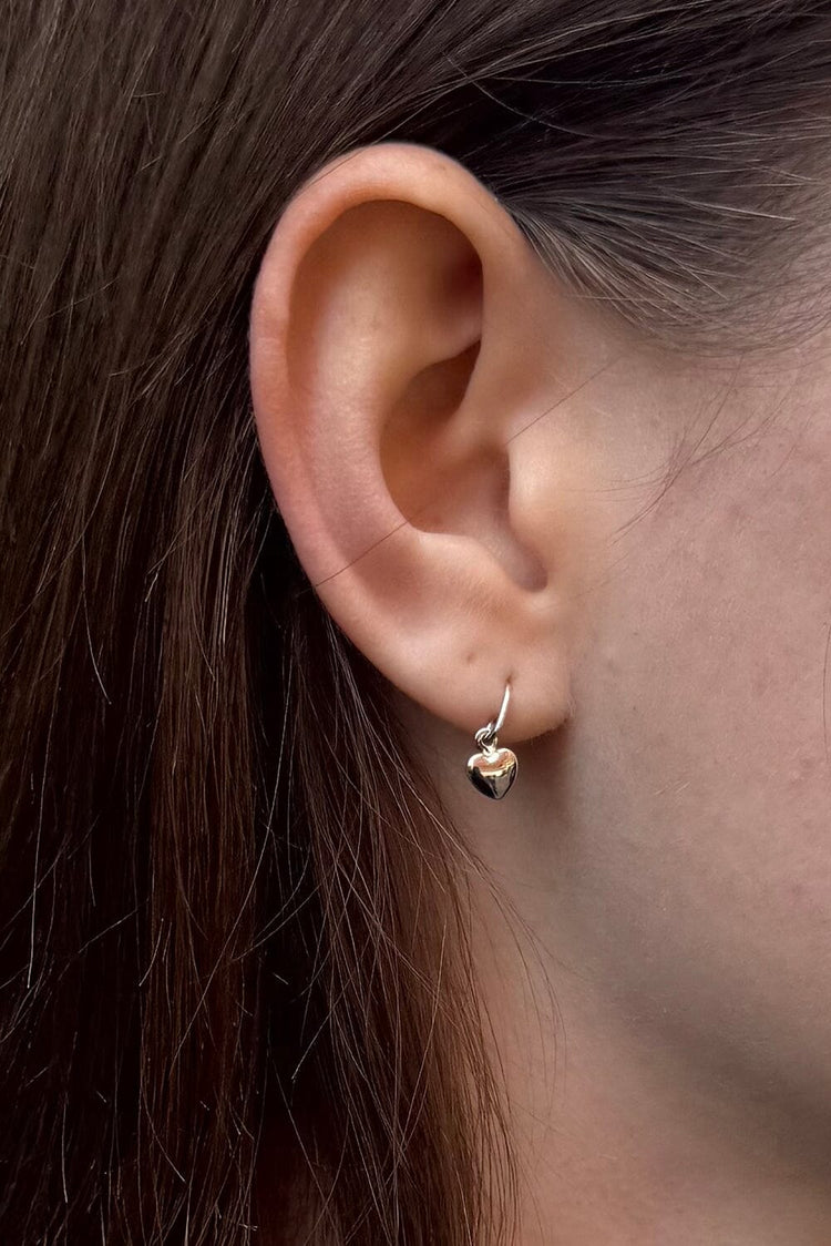 Brandy Melville Heart Charm Earrings
