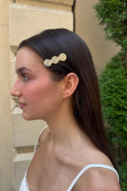 Brandy Melville Button Barrette