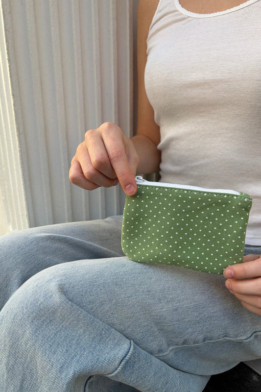 Brandy Melville Polka Dots Coin Purse