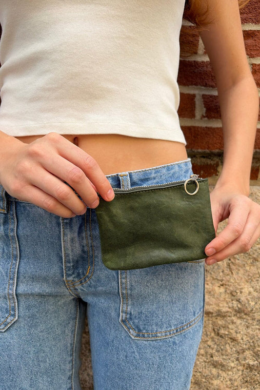 Brandy Melville Leather Coin Purse