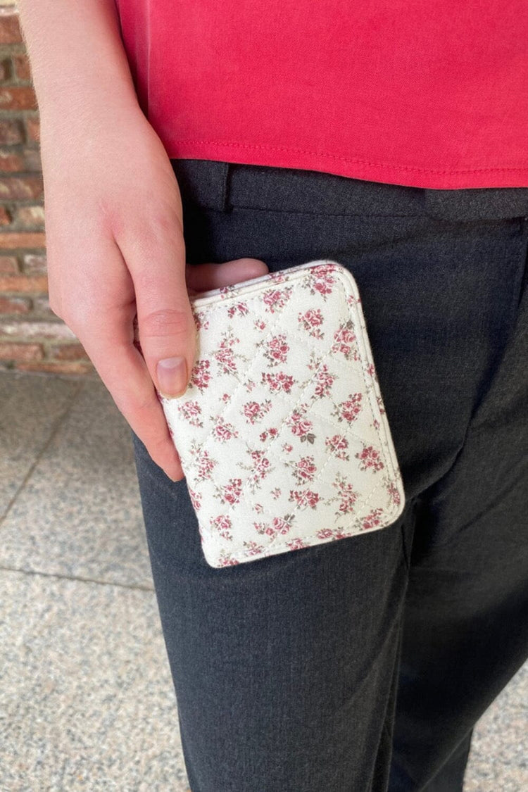Brandy Melville Floral Card Case