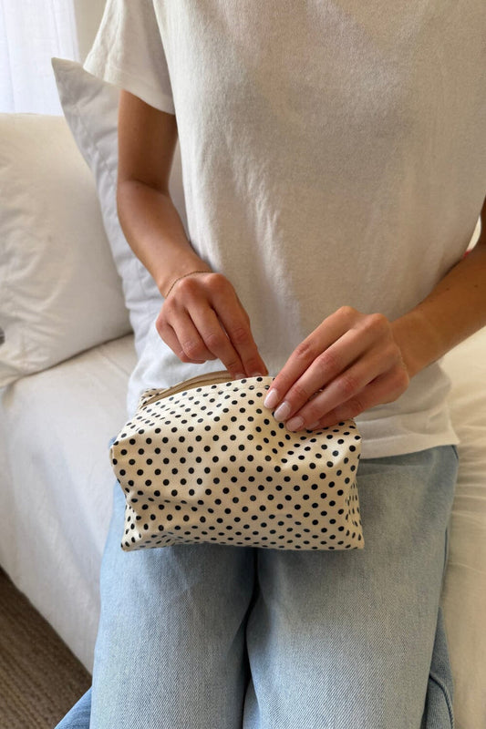 Brandy Melville Polka Dots Makeup Bag