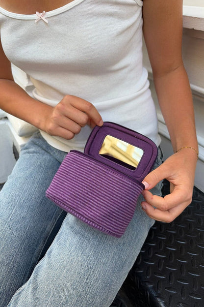 Brandy Melville Stripes Makeup Bag