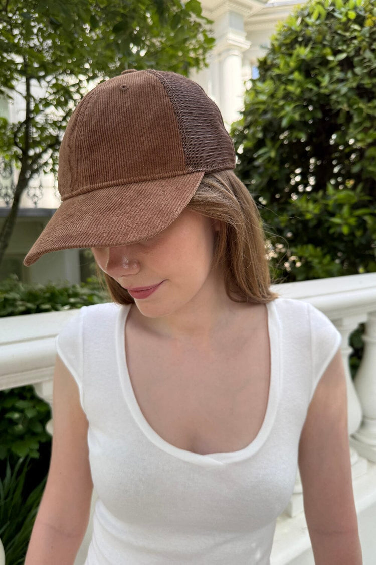Brandy Melville Katherine Corduroy Cap