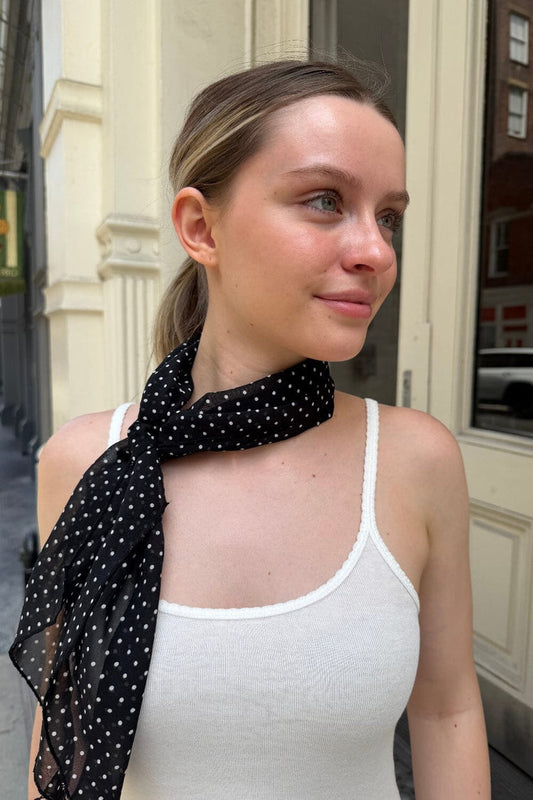 Brandy Melville Polka Dot Scarf