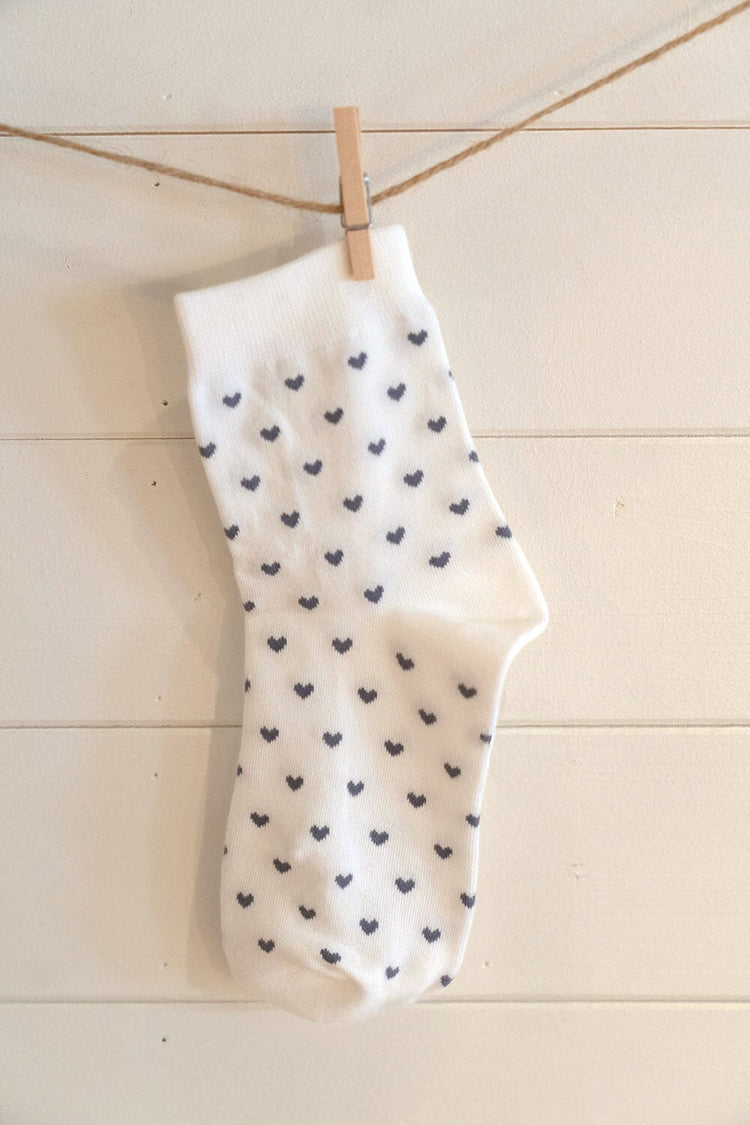 Brandy Melville Heart Socks