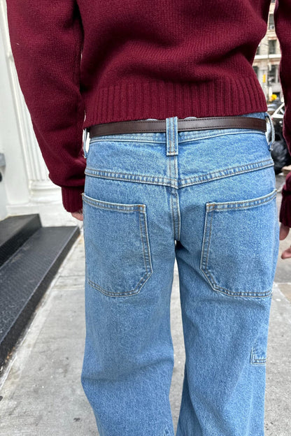 Brandy Melville Faux Leather Buckle Belt