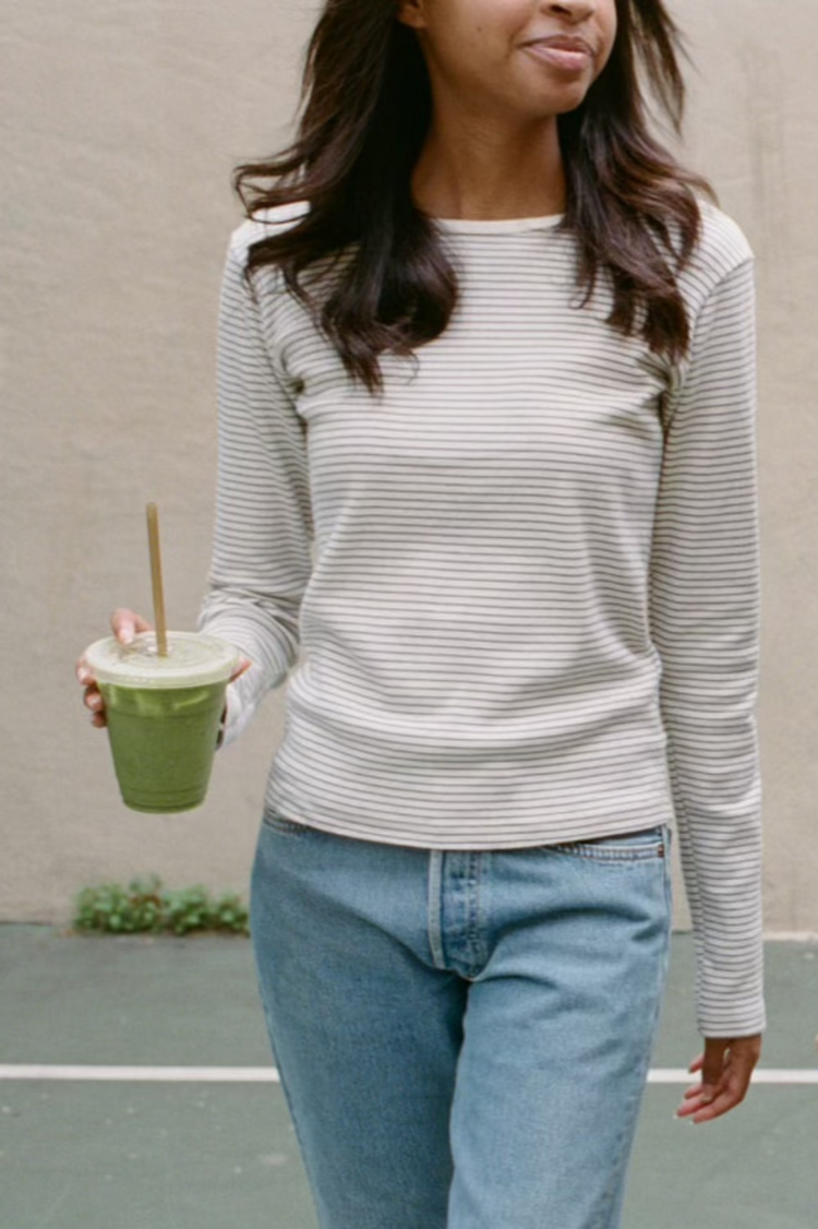 Brandy Melville Leah Striped Top