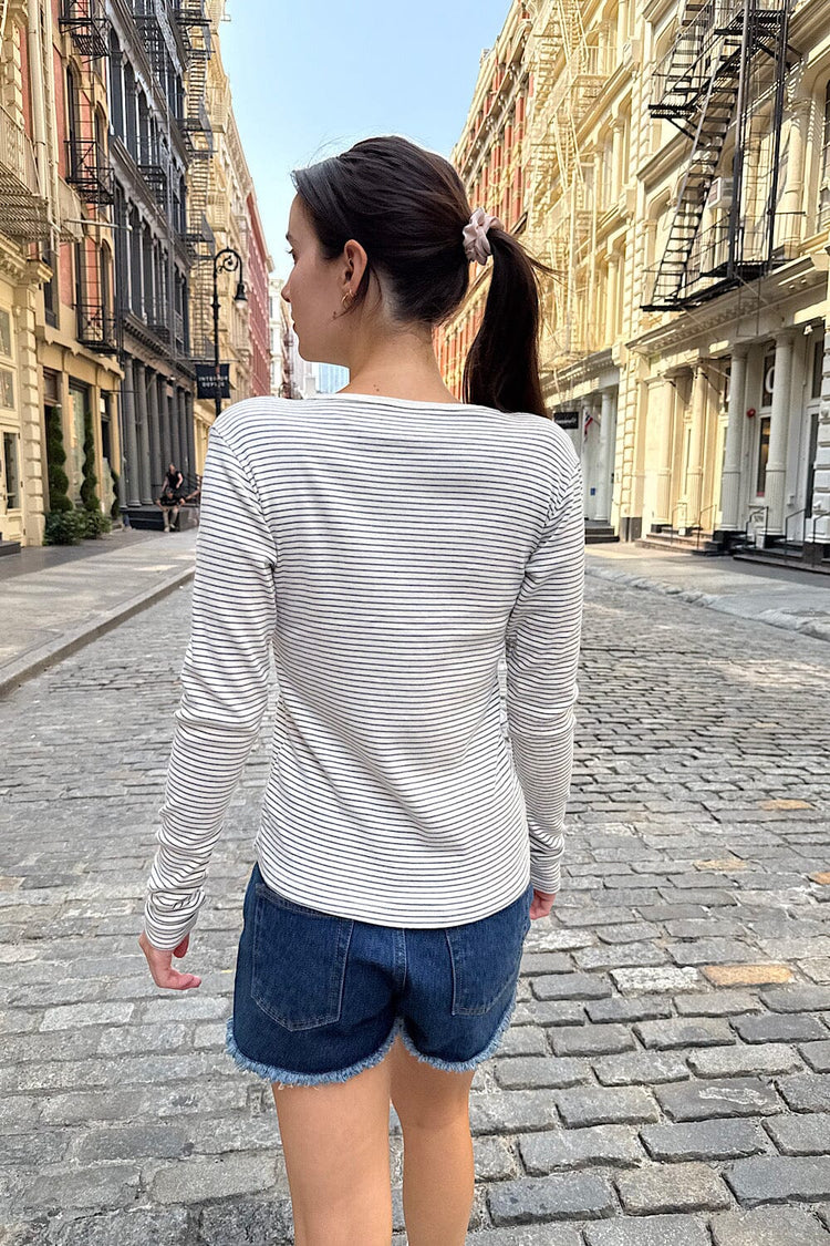 Brandy Melville Leah Striped Top