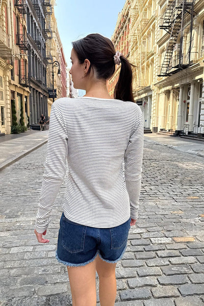 Brandy Melville Leah Striped Top