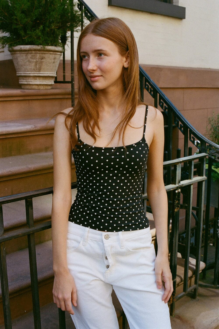 Brandy Melville Skylar Polka Dots Tank