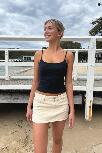 Brandy Melville Skylar Ribbed Tank