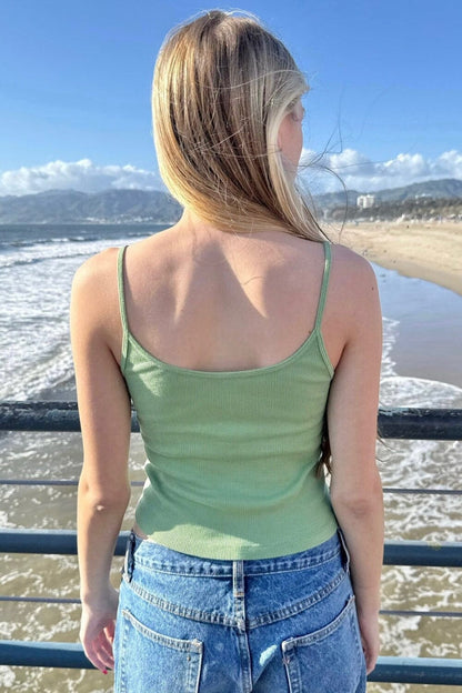 Brandy Melville Skylar Ribbed Tank