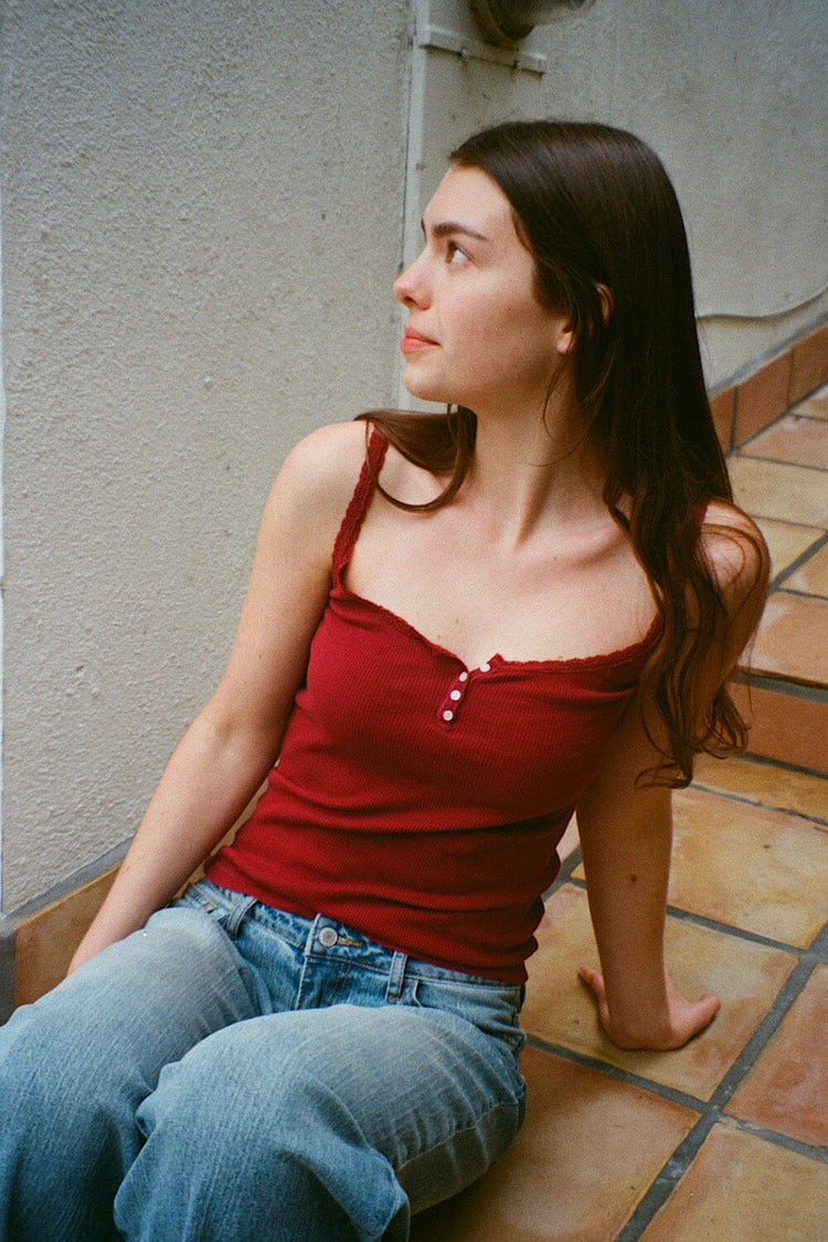 Brandy Melville Amaya Lace Tank