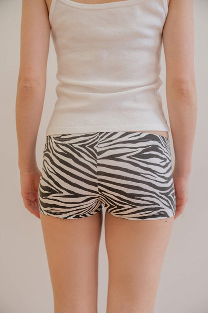 Brandy Melville Zebra Boxer Underwear